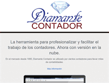 Tablet Screenshot of diamantecontador.com